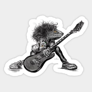 Lizard Lead Guitar Sticker